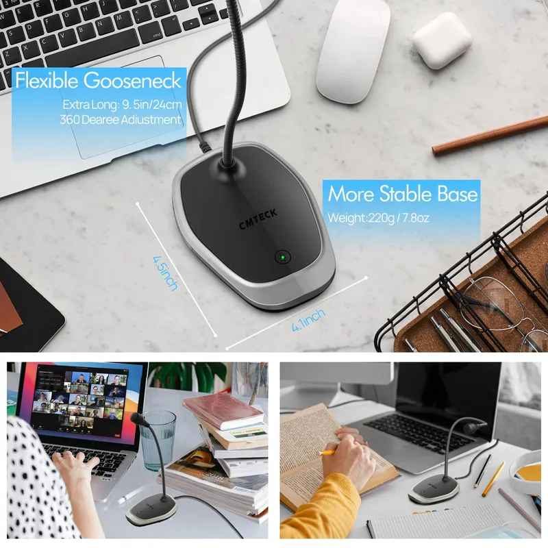 MICROFONE DE PESCOÇO DE GANSO USB G103