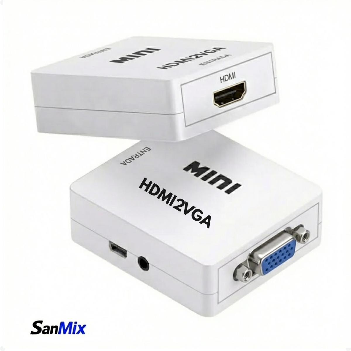 CONVERSOR HDMI PARA VGA COM ÁUDIO P2