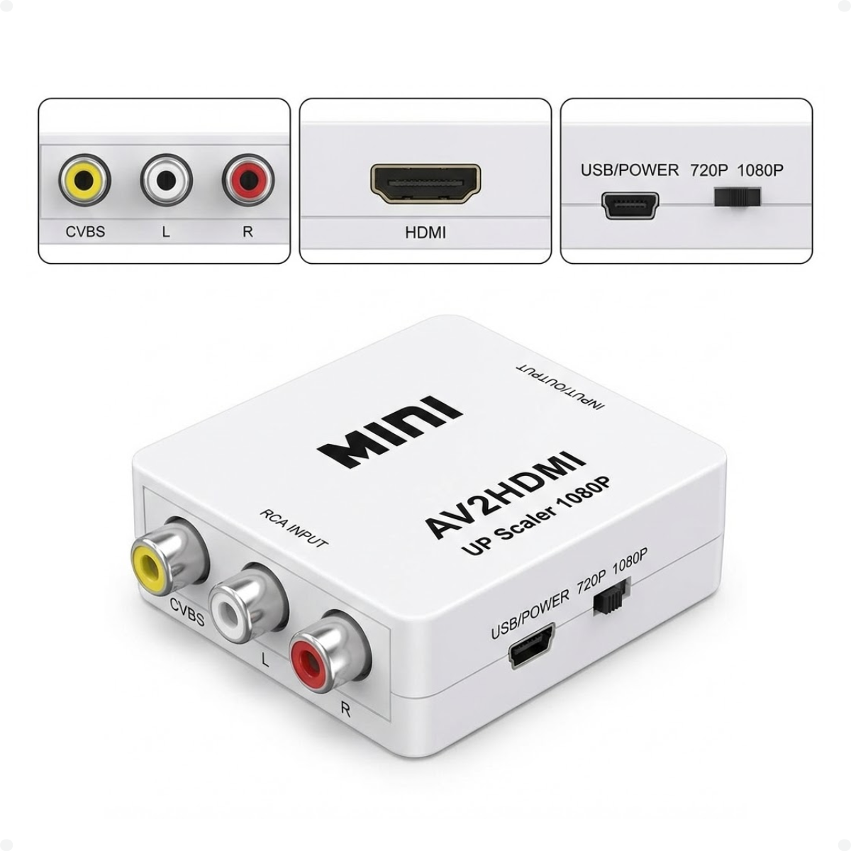 CONVERSOR RCA PARA HDMI